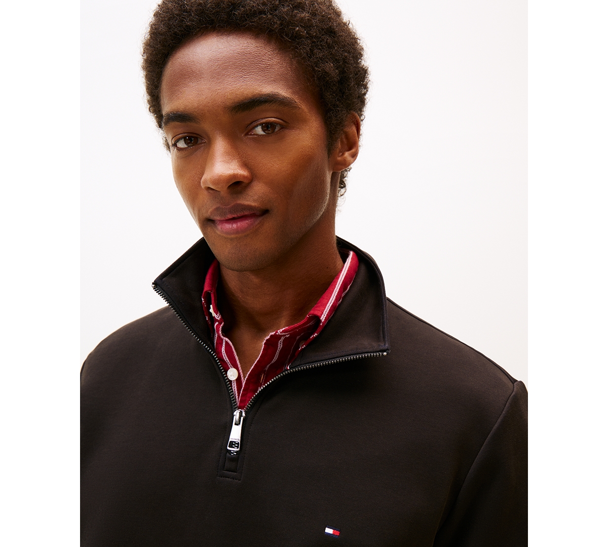 Tommy Hilfiger Men's Essential Intechno Knit Regular-Fit 1/4-Zip Sweatshirt
