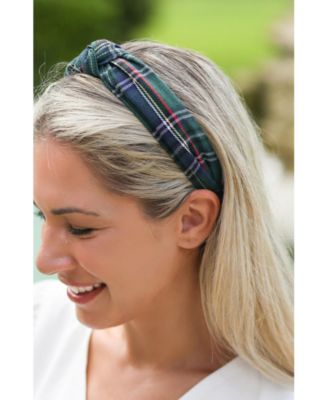 Girls' Plaid Knot Headband