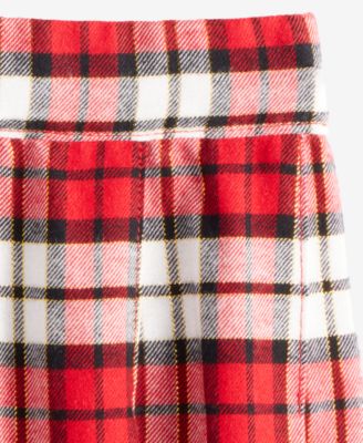 Girls' 5-20 Pleated Plaid Skirt, Macy's Exclusive