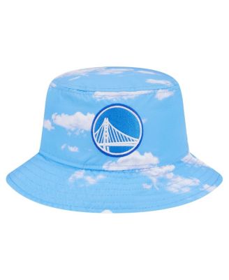 Men's Black/Light Blue Golden State Warriors Summer Sun and Storm Reversible Bucket Hat
