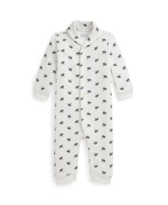 Polo Ralph Lauren - Baby Boys Shawl Collar Sleep and Play Coverall