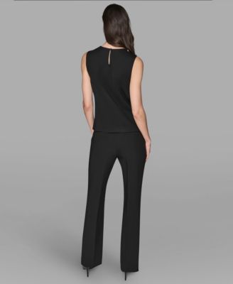 Women's Novelty Embellished Neck Top