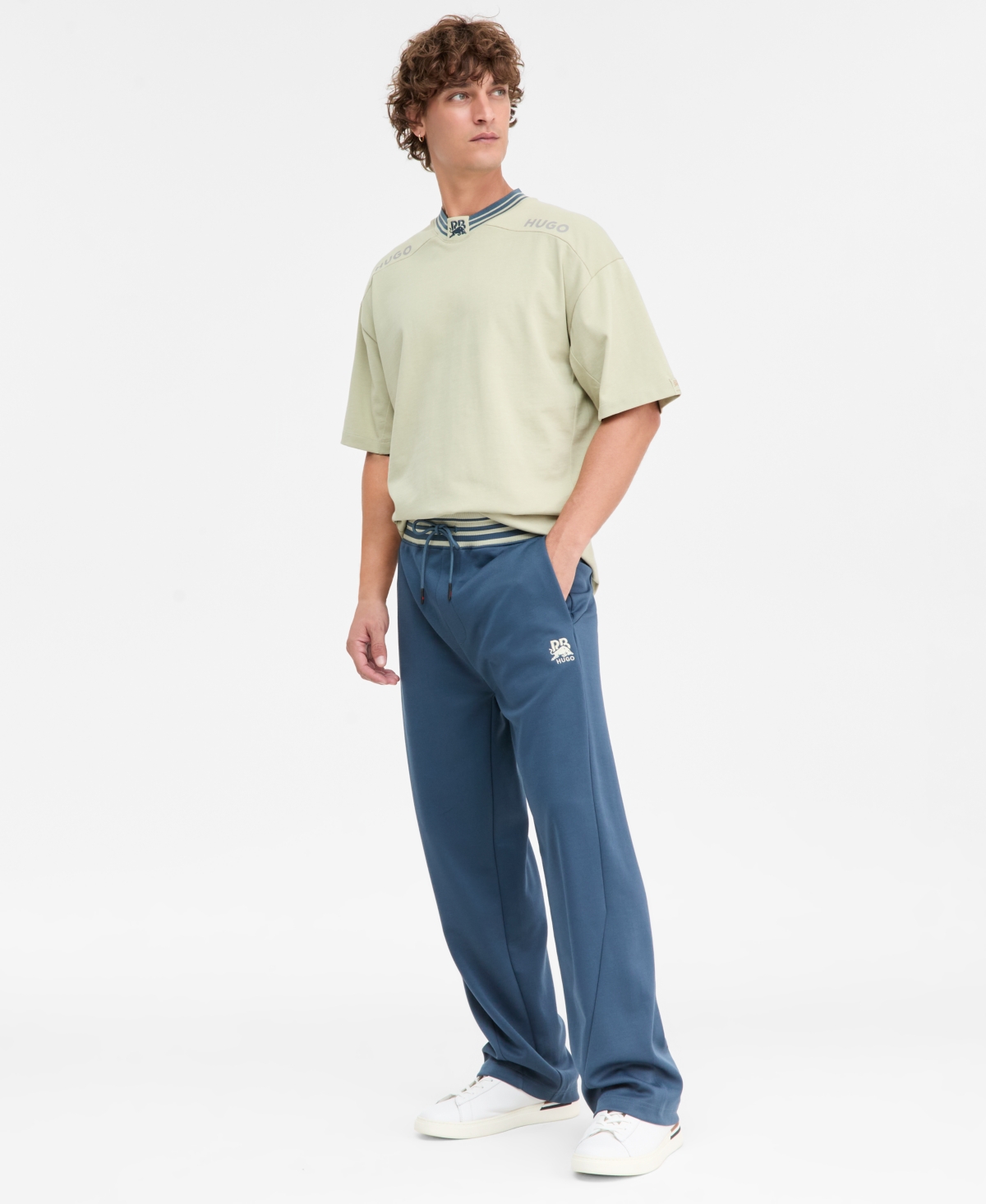 Racing Bulls x Hugo Men's Dolmapan French Terry Drawstring Jogger Pants