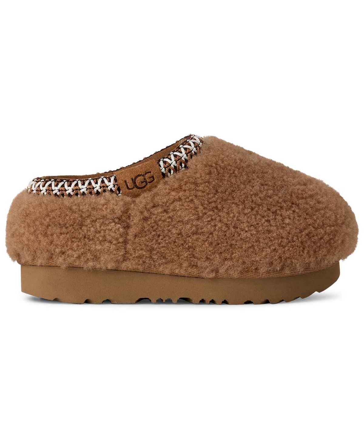 Ugg Toddler Boys And Girls Tasman Maxi Curly Slippers In Brown