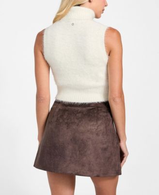 Women's Mei Turtleneck Cropped Sweater Top