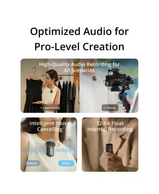 Mic 2 2.4GHz 2-Person Compact Digital Wireless Microphone System/Recorder with Charging Case