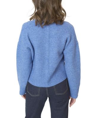 Women's Rayna Scarf Neck Waffle Stitch Sweater