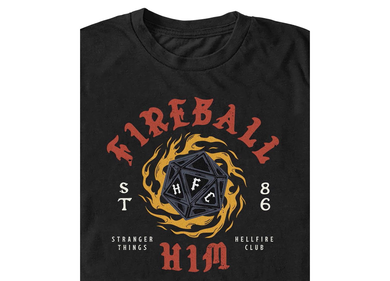 Men's Stranger Things Crewneck Regular Fit T-Shirt