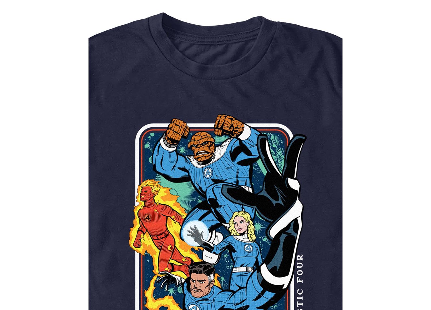 Men's Fantastic 4 First Steps Crewneck Regular Fit T-Shirt