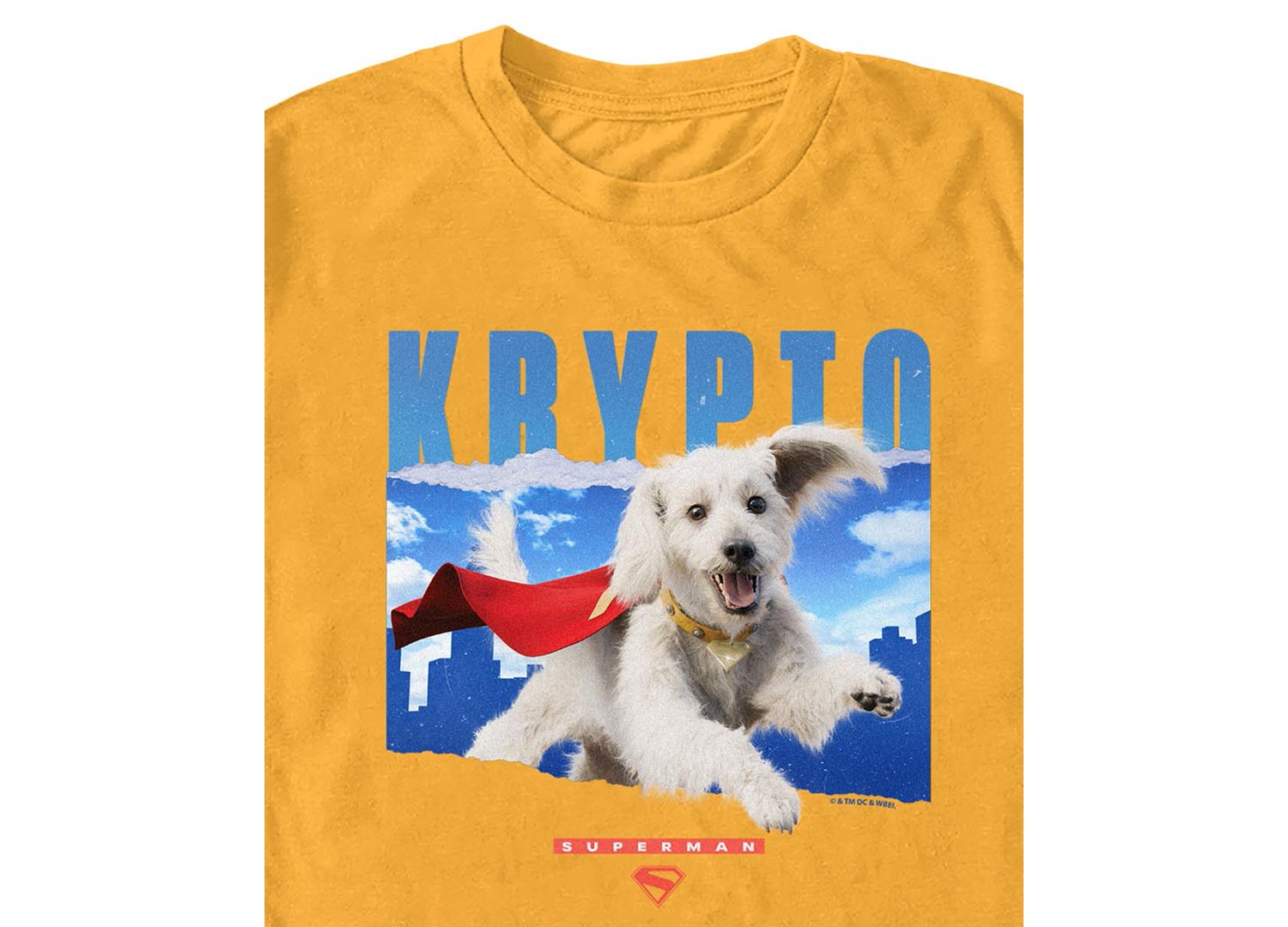 Men's Superman 2025 Krypto Crewneck T-Shirt