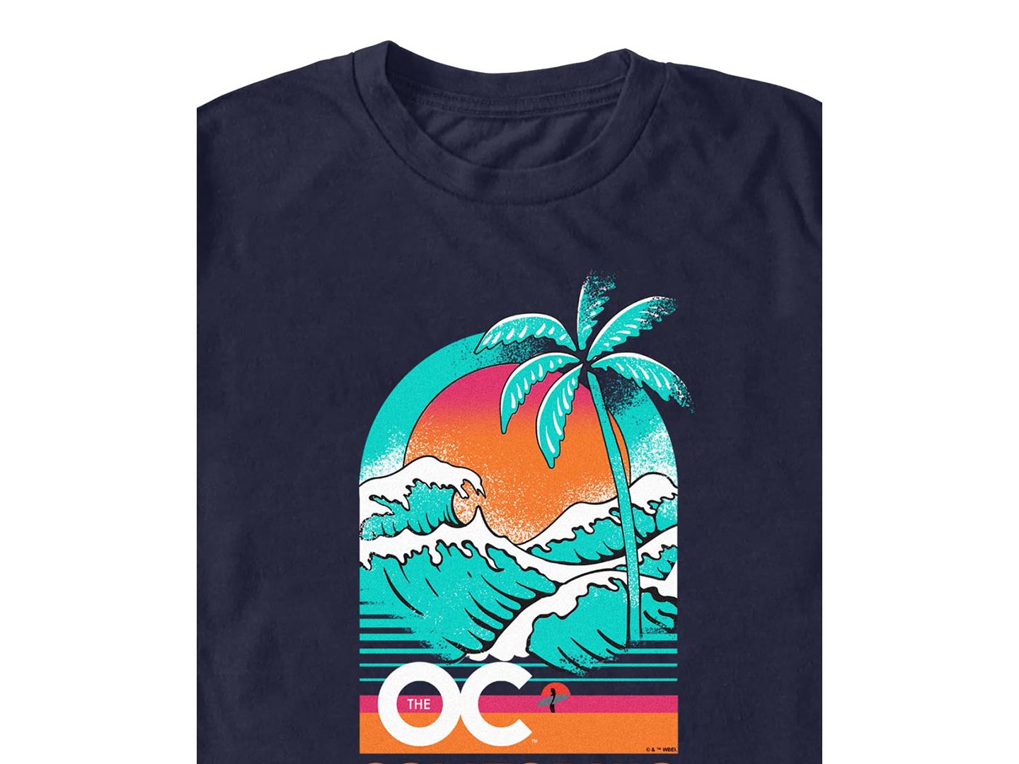 Мужская футболка Fifth Sun The O.C. Graphics Crewneck, цвет: Тёмно-синий — фото 3