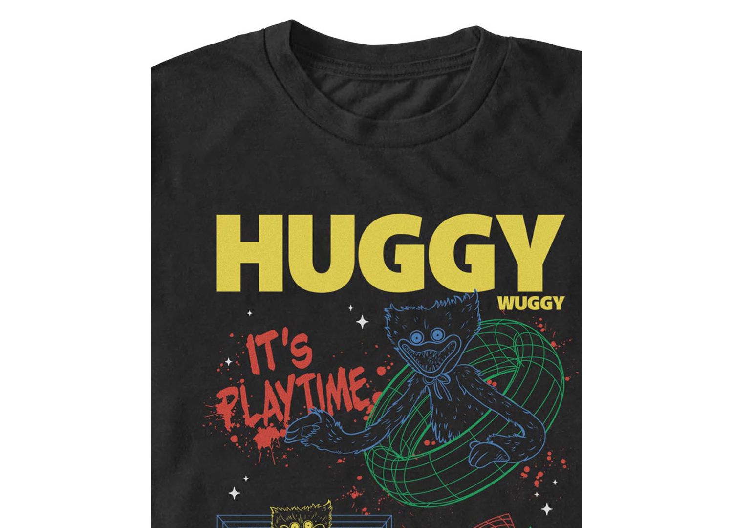 Men's Poppy Playtime Graphic Print T-Shirt