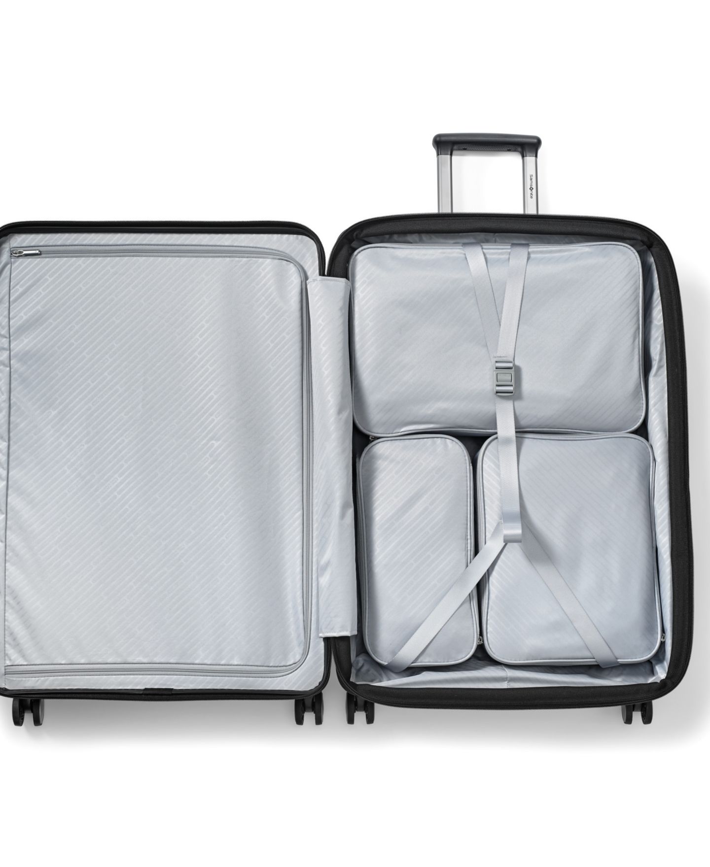 Чемодан Samsonite Paralux Hardside Large 30" Check-In Spinner Luggage, цвет: Чёрный — фото 10