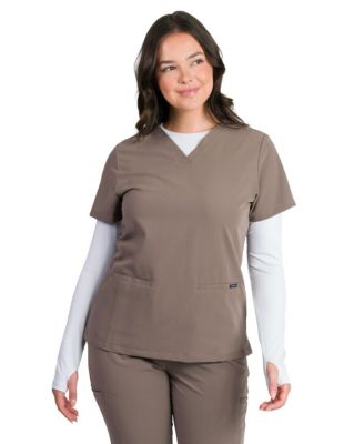 Women's Sofia Slim Scrubs Top with 3 Pockets