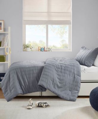 Logan Woven Striped 2-Pc. Duvet Cover Set, Twin/Twin XL