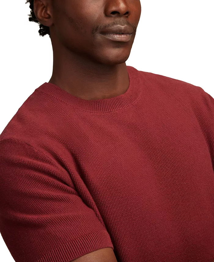 Men's Short Sleeve Crewneck Sweater - thumbnail 7