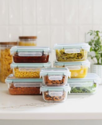 16 Piece Glass Food Storage Set
