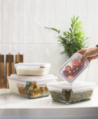 4-Piece Glass Food Storage Set