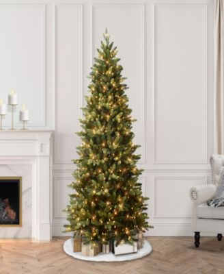 Puleo 6.5FT Pre-Lit Slim Washington Spruce Tree