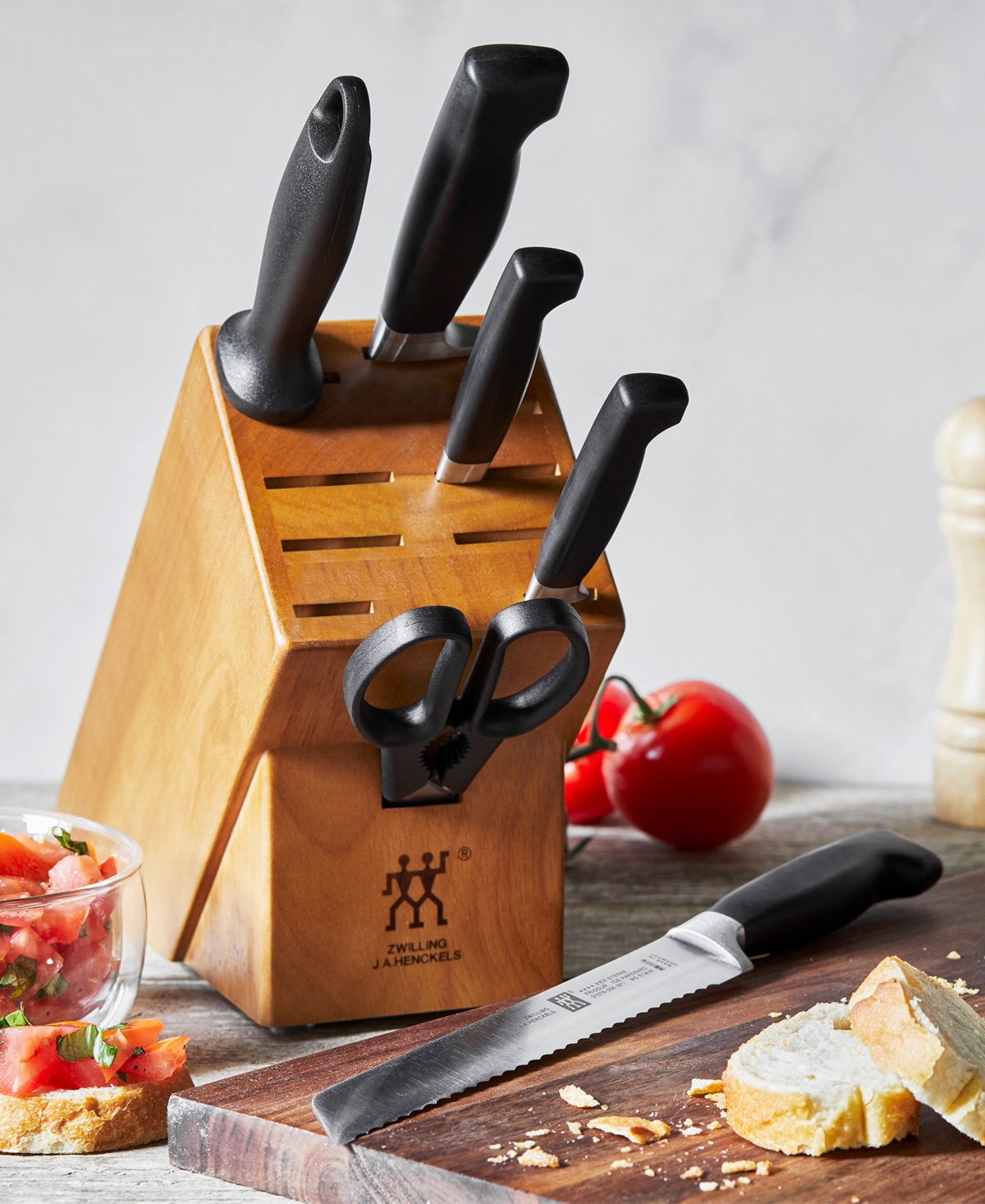 Zwilling Four Star 7-Pc. Knife Block Set