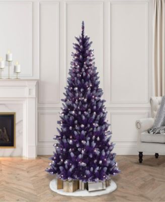 Puleo 6.5FT Pre-Lit Fashion Artificial Christmas Tree
