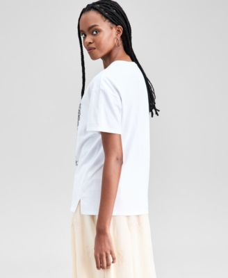 Women's Lace Graphic Short-Sleeve T-Shirt, Macy's Exclusive
