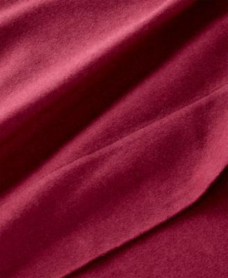 Solid Flannel Cotton 3-Pc. Sheet Set, Twin, Exclusively at Macy’s