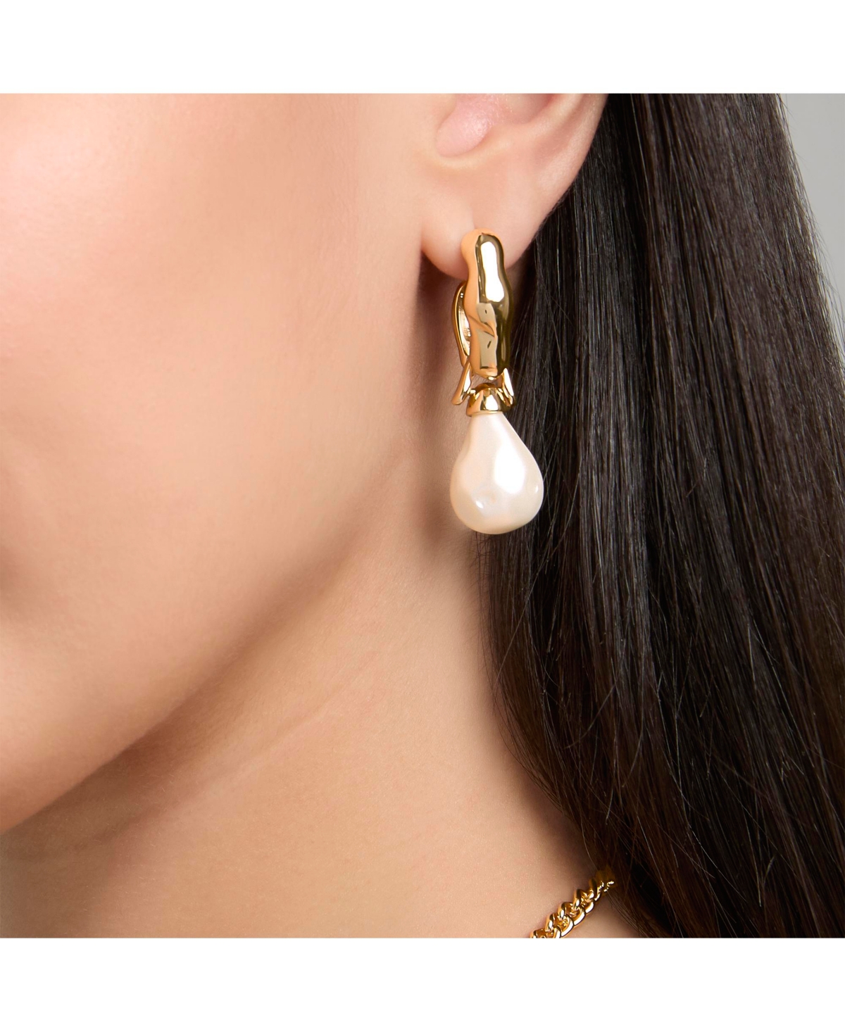 Bcbg Hoop Post Drop Earring