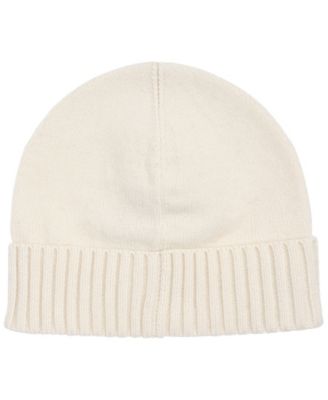 Crest Knit Beanie Hat