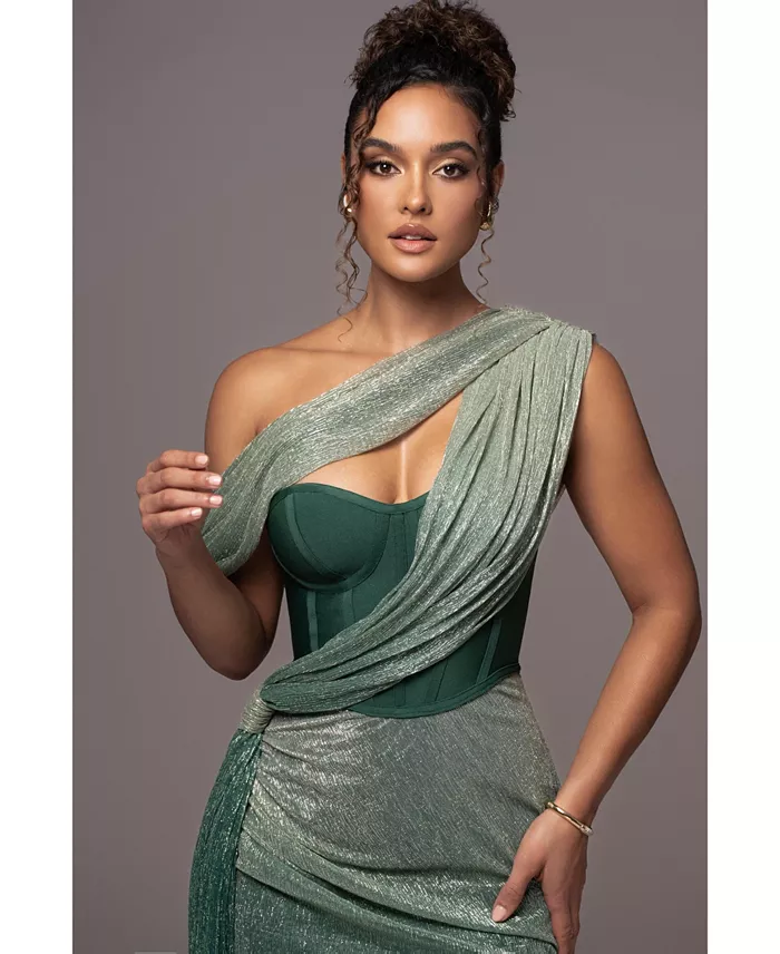 Women's Celestina Draped Maxi Dress - thumbnail 10