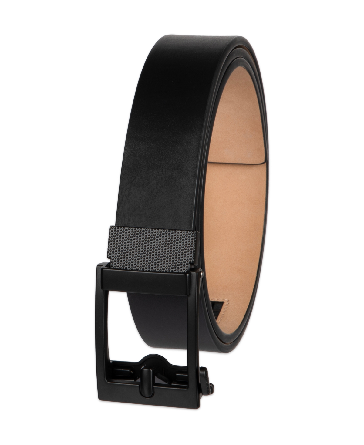 Alfani Men's Track Lock Harness Belt, Macy's Exclusive In Black