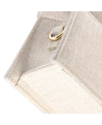 Le Bambino Top Handle Flap Bag Canvas