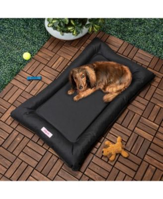 Archie Traditional Oxford Waterproof Indoor/Outdoor Hand-Washable Memory Foam Camping Pet Bed