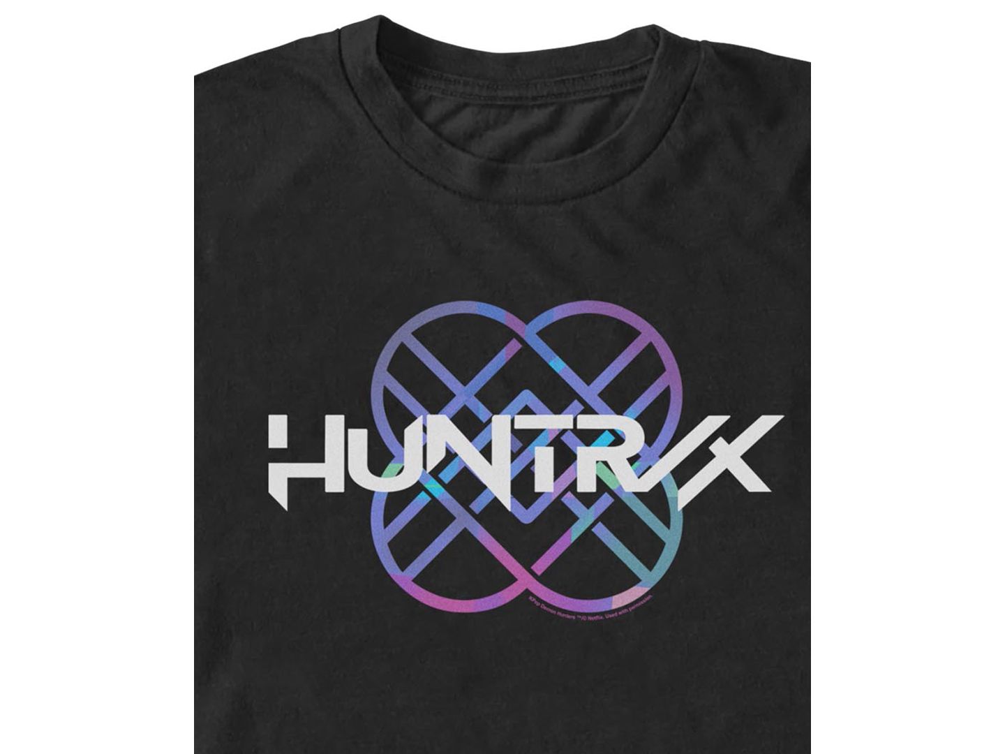 Мужская футболка Fifth Sun K-Pop Demon Hunters Huntrix Logo, цвет: Чёрный — фото 2