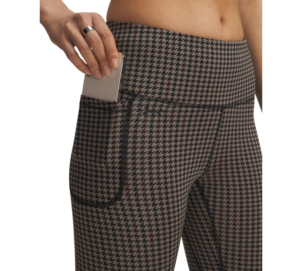 Under Armour Women's Printed Motion Ankle Leggings In Brown