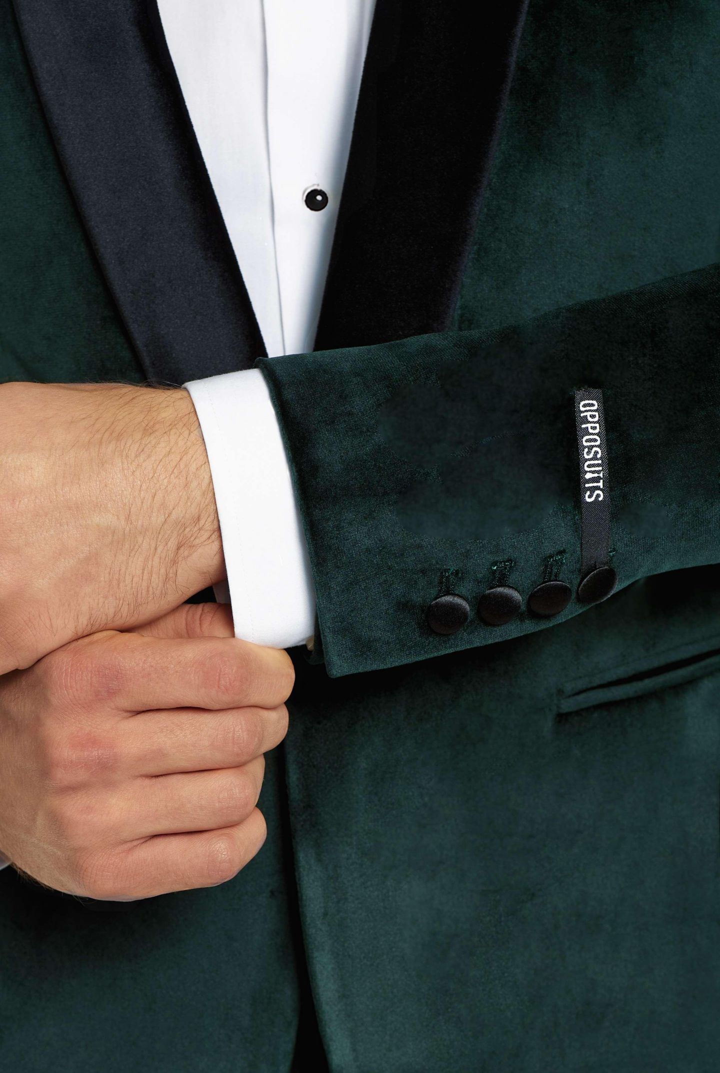 Мужской пиджак OppoSuits Deluxe Dinner Jacket - Tuxedo Suit Blazer, цвет: Зелёный — фото 4
