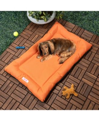 Archie Traditional Oxford Waterproof Indoor/Outdoor Hand-Washable Memory Foam Camping Pet Bed