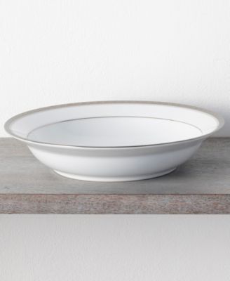 Charlotta Platinum 4-Pc. Rim Dinner Bowl Set, Service For 4