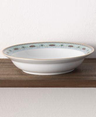 Serene Garden Set of 4 Rim Dinner Bowls, 10", 25 oz.