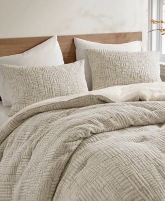 Harper Oversized Matelass&eacute; 3-Pc. Comforter Set, Full/Queen