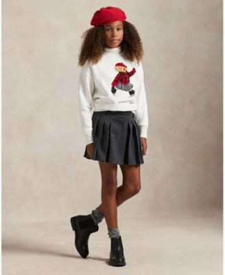 Girls 7-16 Polo Bear Boxy Sweatshirt