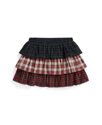 Polo Ralph Lauren - Girls 2T-6X Plaid Tiered Skirt