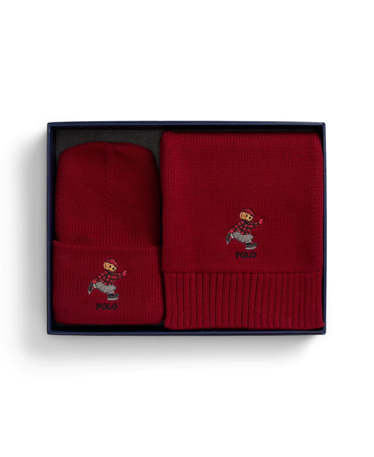 Polo Ralph Lauren Girls 7-12 2-Piece Hat and Scarf Set