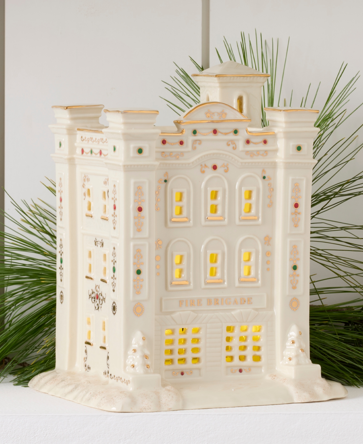 From The Vault! Lenox Mistletoe Park Fire House, Exclusively at Macy's