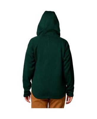 Women's Green Michigan State Spartans Sweater Weather Fleece Lined Pullover Hoodie