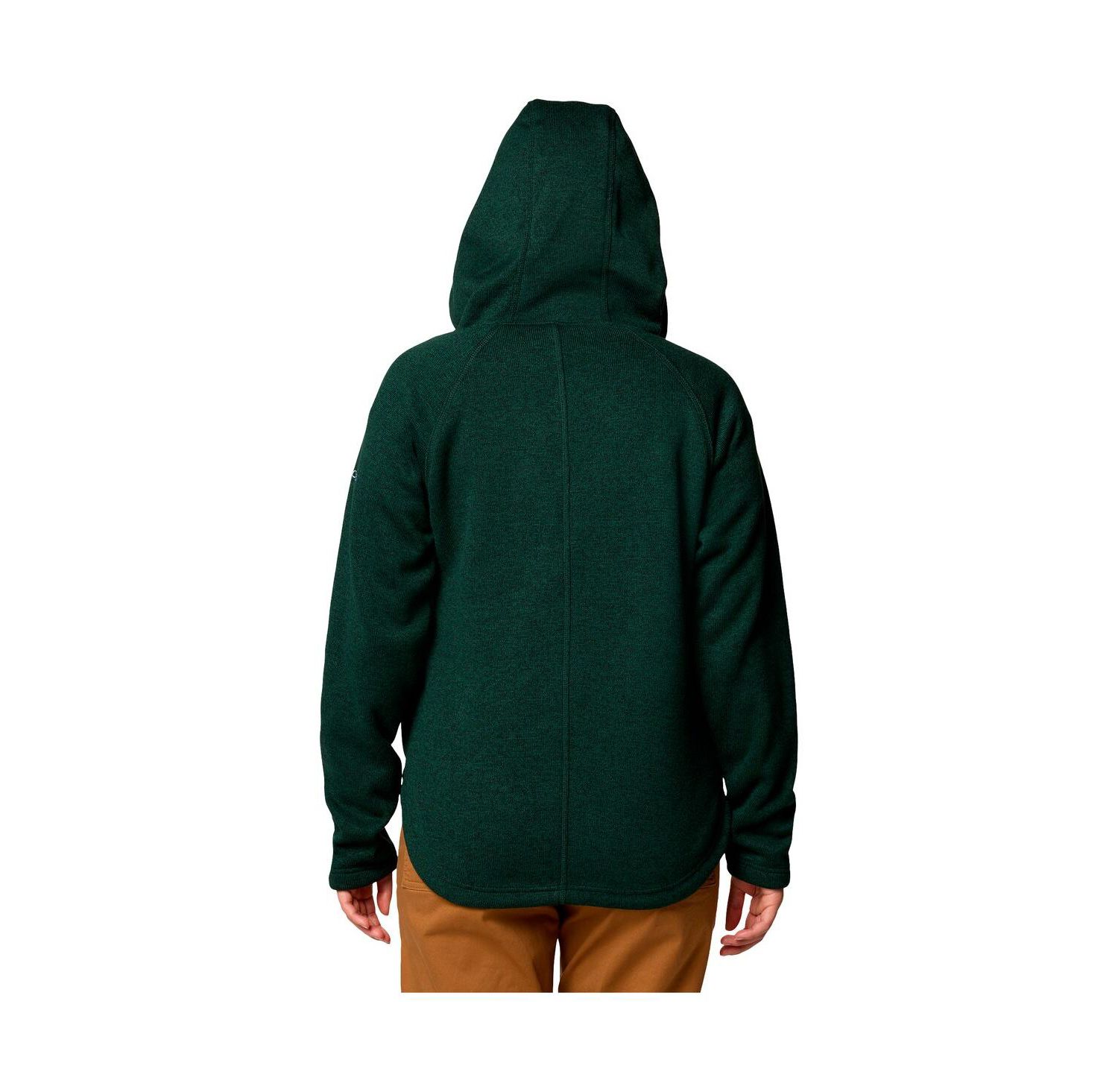 Women's Green Michigan State Spartans Sweater Weather Fleece Lined Pullover Hoodie