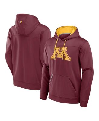 Fanatics - Men's Maroon Minnesota Golden Gophers Defender Dot Faded Primary Pullover Hoodie