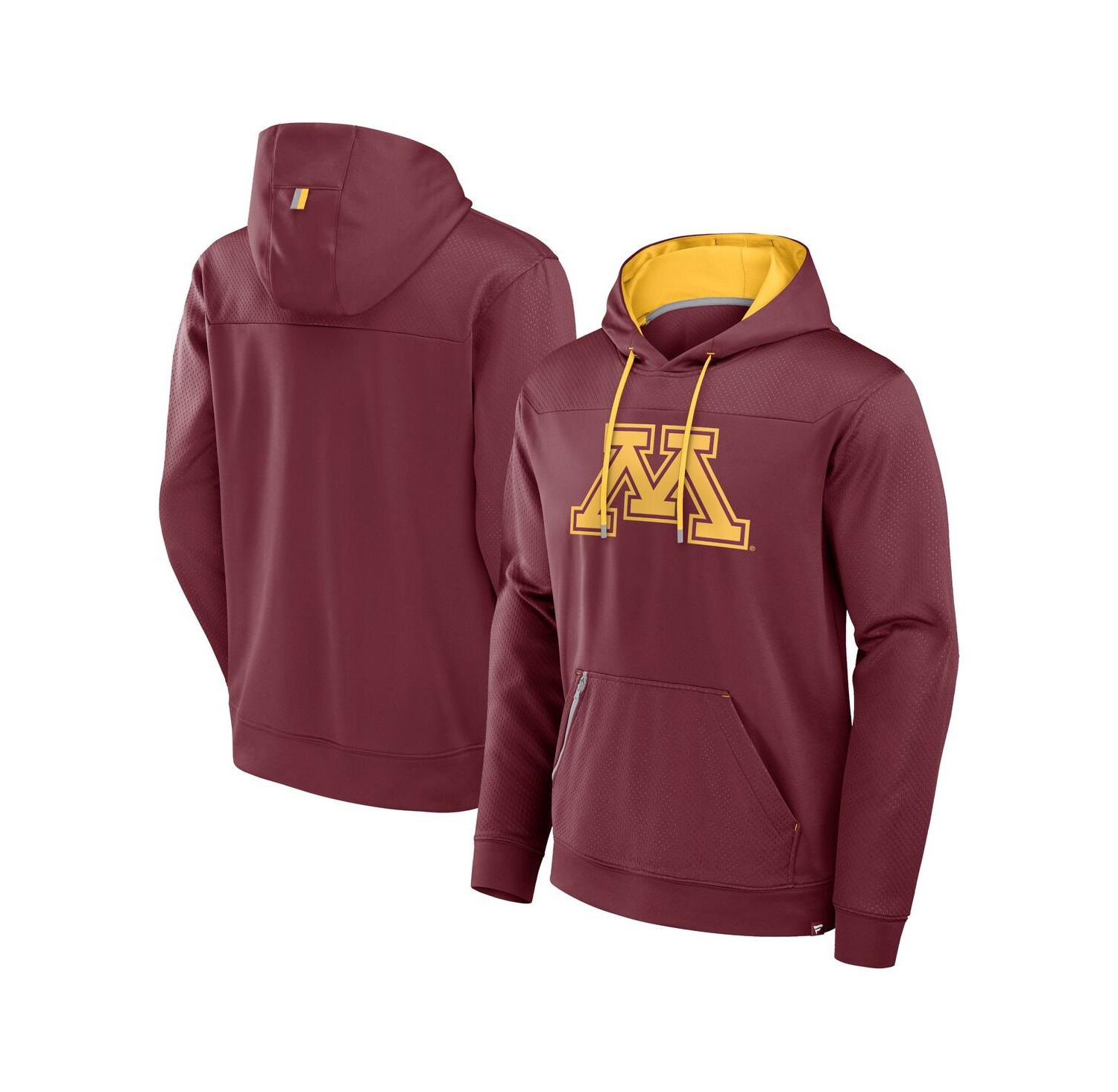 Men's Maroon Minnesota Golden Gophers Defender Dot Faded Primary Pullover Hoodie