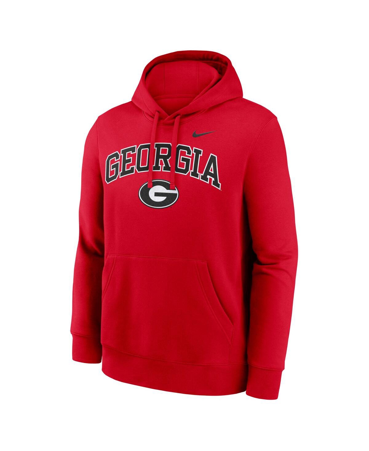 Nike Georgia Arch  Men's College Pullover Hoodie In Red