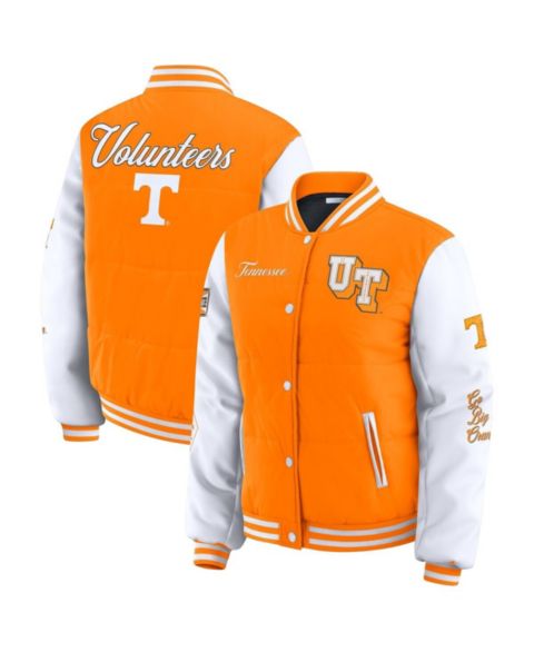 Женские куртки WEAR by Erin Andrews Women's Tennessee Orange Tennessee Volunteers Varsity Puffer Jacket